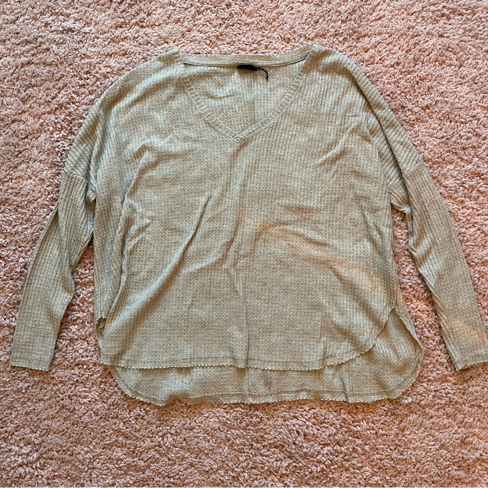 Urban Outfitters Waffled Long-Sleeve